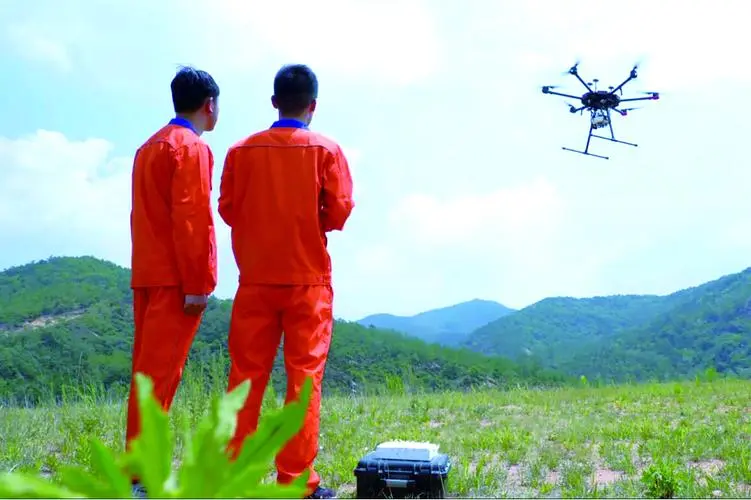 浉河无人机倾斜摄影巡检拍摄